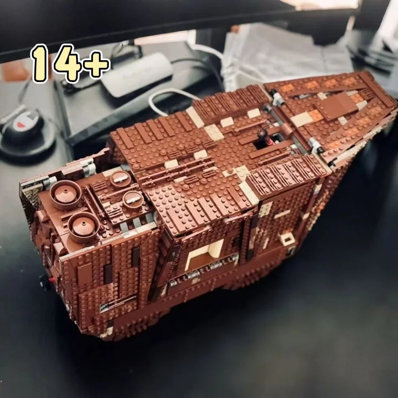 New Desert Crawler Party Gift Block Model, compatible with adult, child, birthday, and Christmas gifts