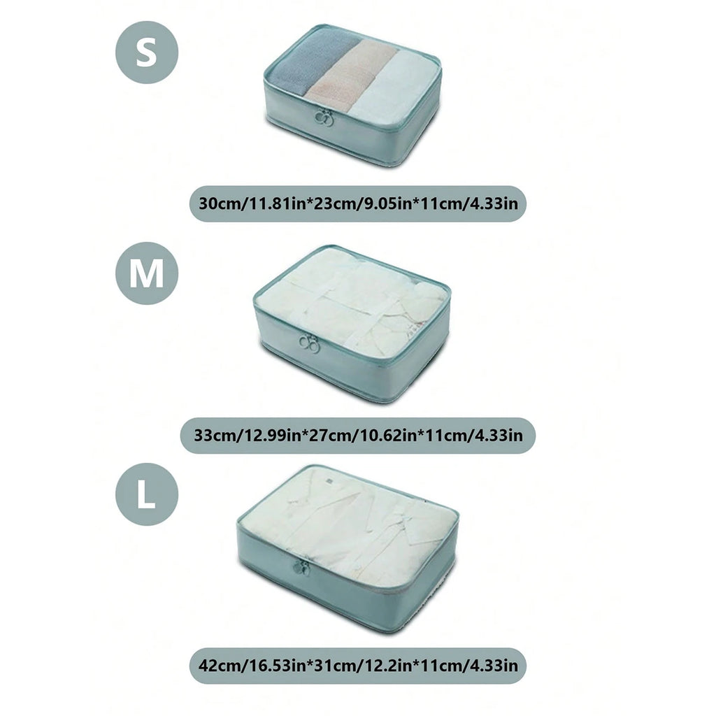 3PCS Multifunctional Clothing Storage Bag, Multiple Sizes and Specifications, Storage Travel Bag Set, Simple to travel.-zmt