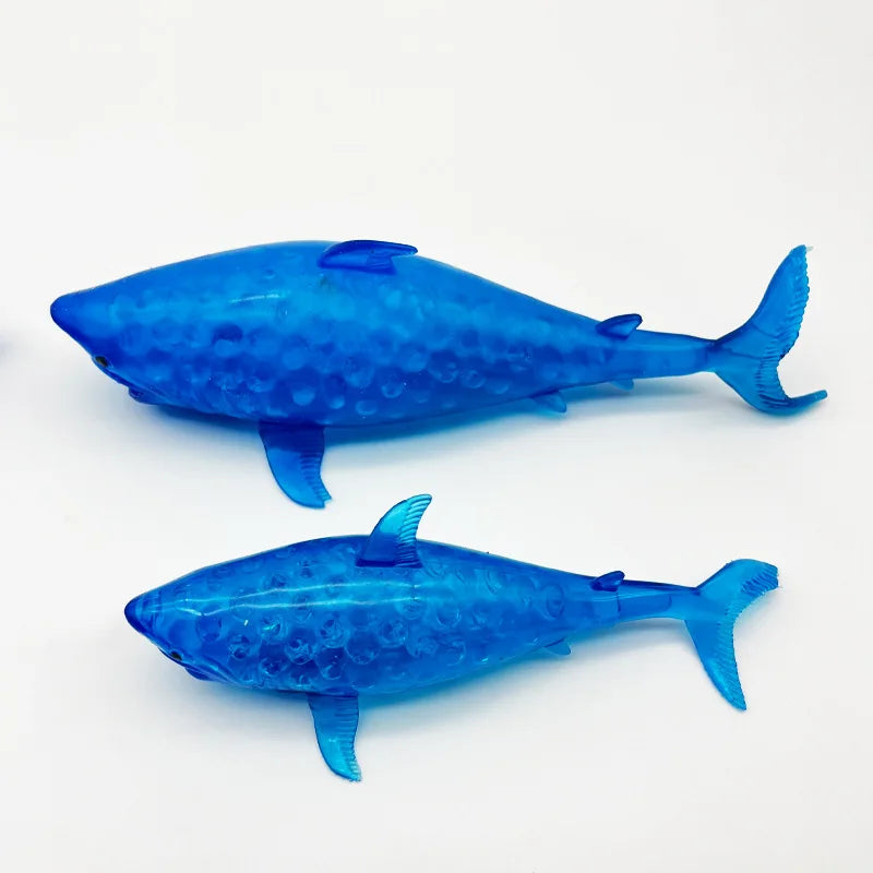 Squishy Shark Stress Balls Dolphin Squeeze Ball Stretchy Stress Squish Ball Sea Animal Squeeze Squishy Toys for Kids Adults