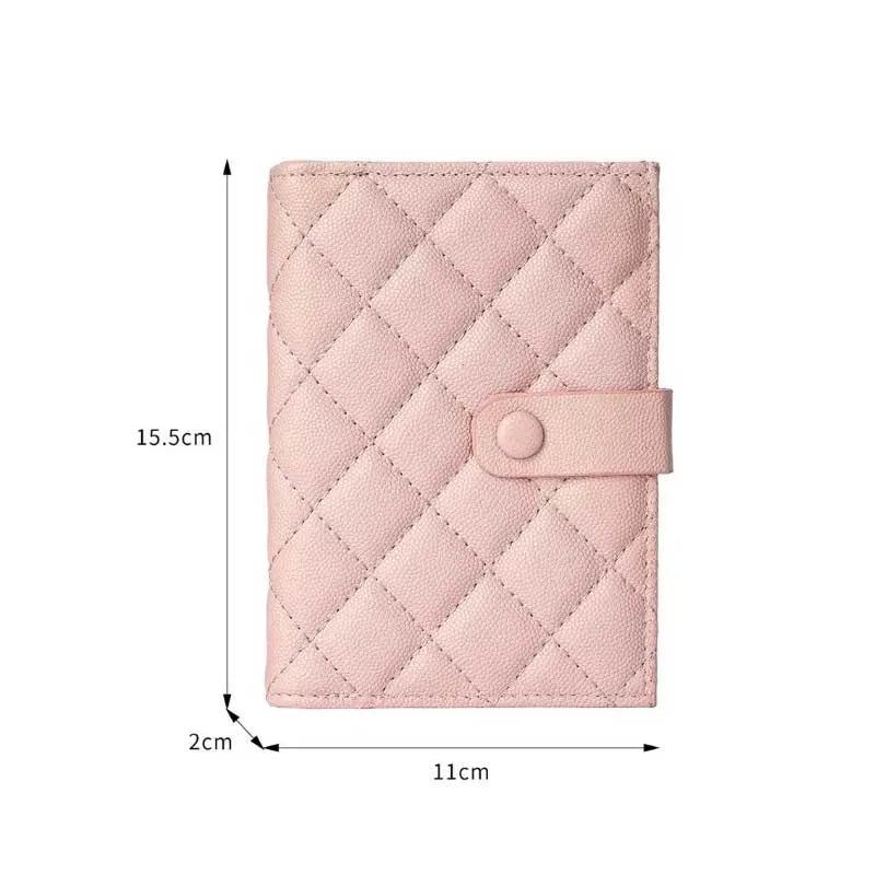 Leather Passport Holder Covers Case Multi-functional Travel Credit Card Wallet Cute Passport Book for Women Hasp Passport Cover