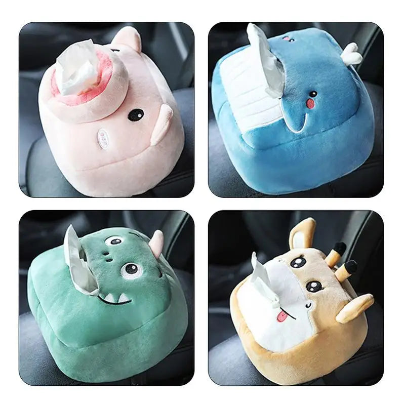 Creative Car Tissue Box Durable Handbox Tissue Box Portable Automobile Chair Back Drawer Car Interior Accessories