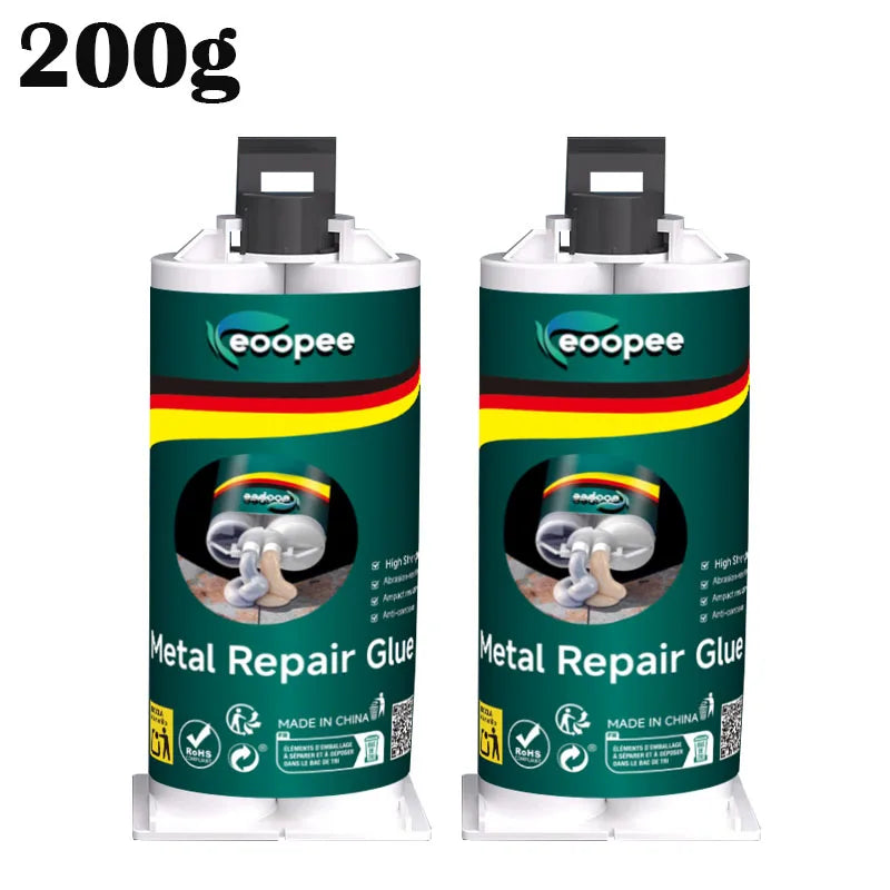 High Strength Metal Repair Glue Waterproof Heat Resistant AB Epoxy for Metal Plastic Wood Fast Curing Instant Adhesive Sealant