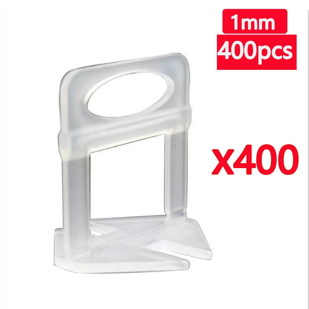 25-1200PCS Floor Tile Leveling System Clips Spacers Straps Tile Piler Wadge for Ceramic Tile Laying Leveling Construction Tools