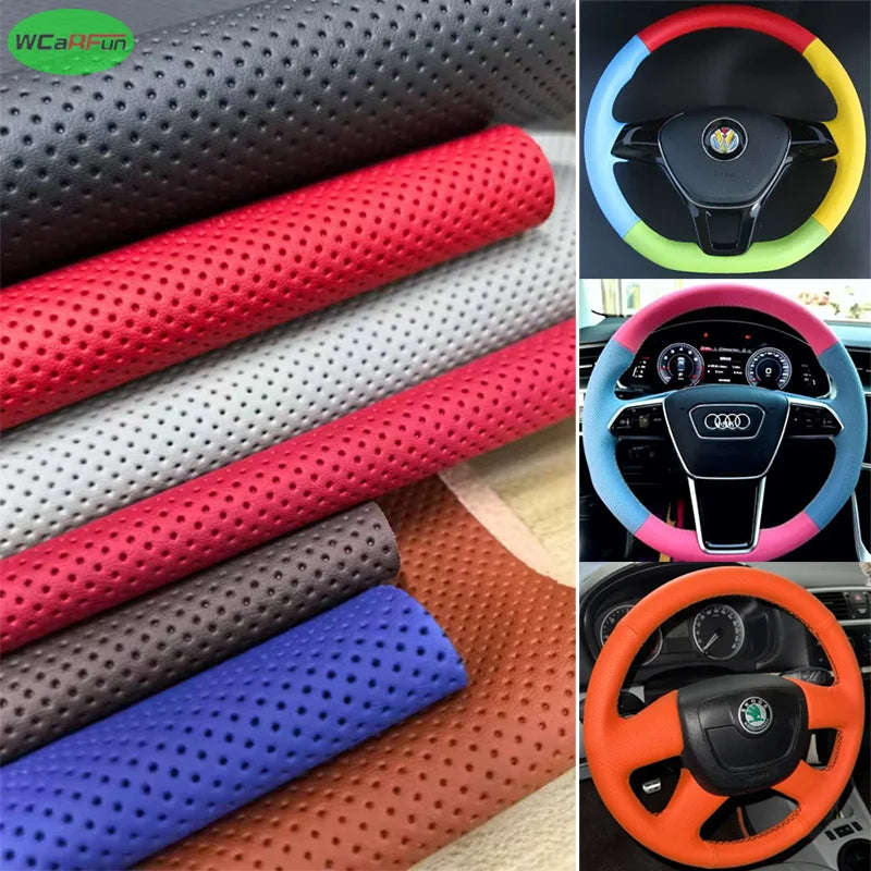 Car Steering Wheel Cover Anti-Slip Leather Braid For Mini (Hatchback/Mini) JCW Clubman JCW Convertible JCW Countryman