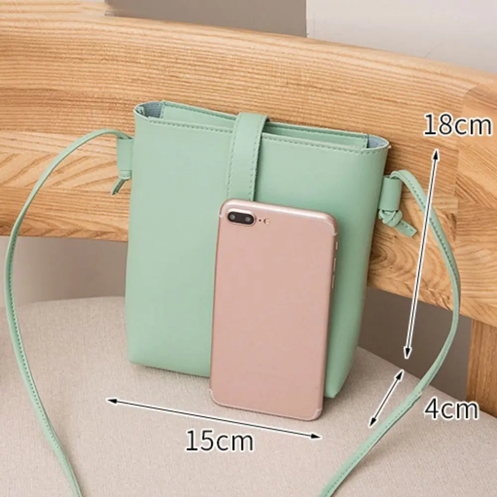Fashion PU Leather Women Crossbody Bags 10 Colors Waterproof Girls Tote Bag Ladies Small Purses Women Girls