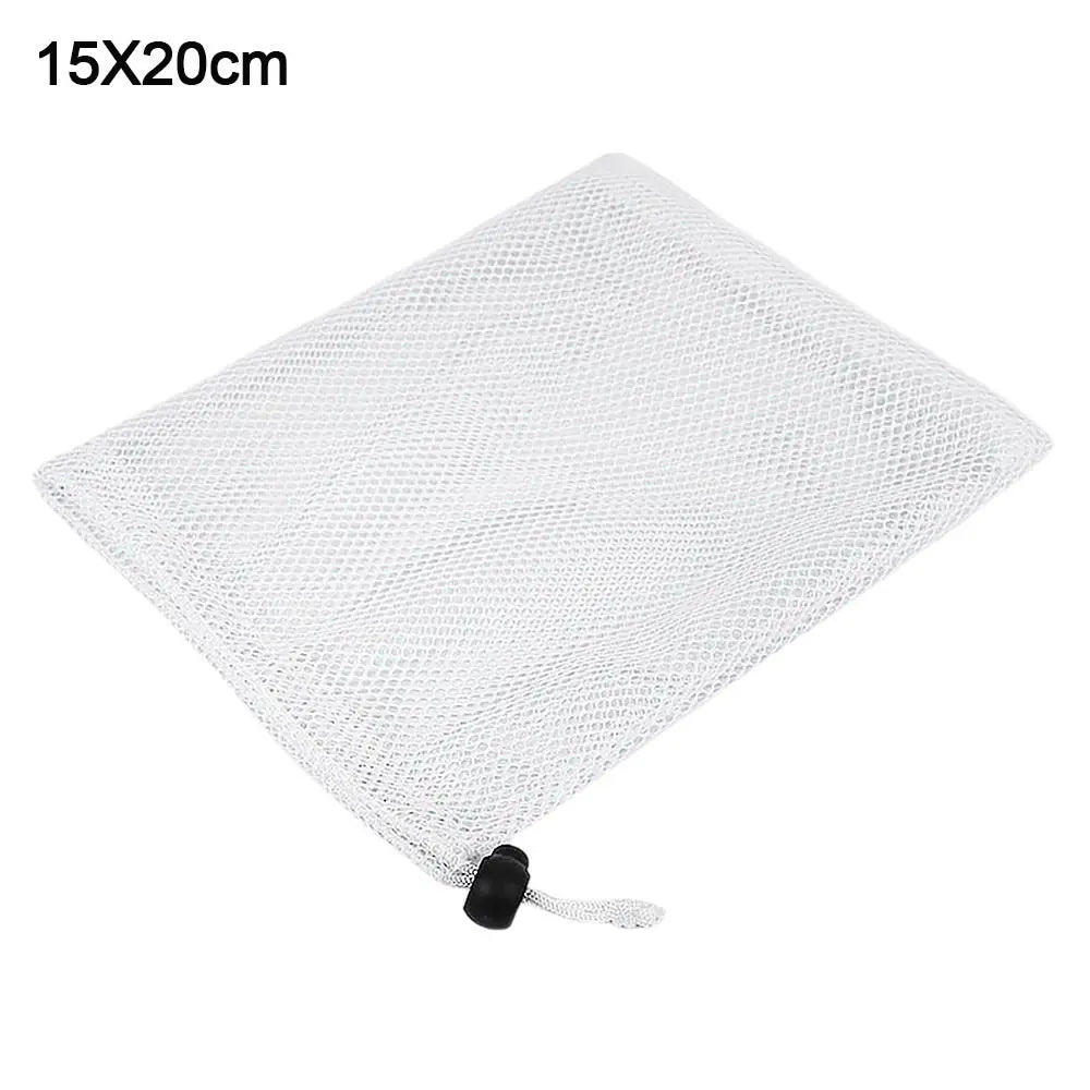Durable Nylon Mesh Drawstring Storage Pouch Bag Multi Purpose Home Travel Outdoor Activity Pouch Laundry Bag