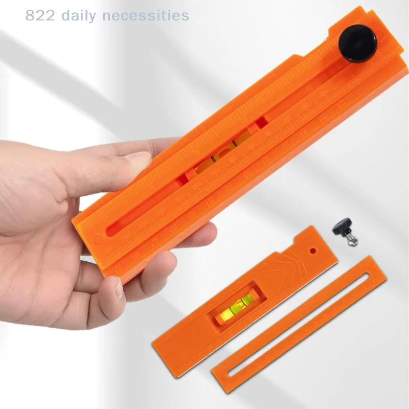 convenientWoodworking Multi-angle Marking Ruler Positioning Scribing Protractor Tools Right Angle Marking Ruler Measuring Tools