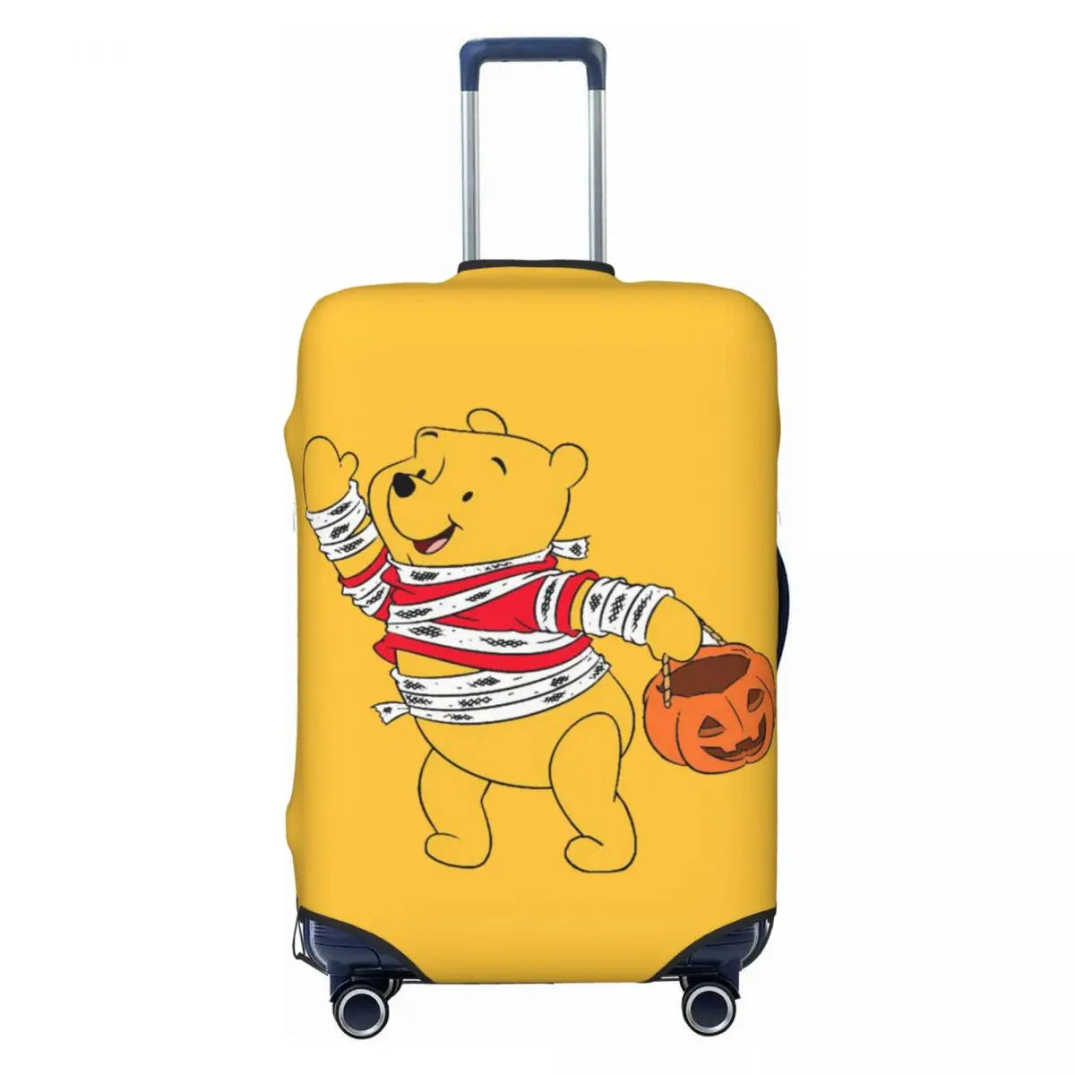 Custom W-Winnie Anime The Pooh Luggage Cover Fashion Suitcase Protector Covers Suit For 18-32 inch