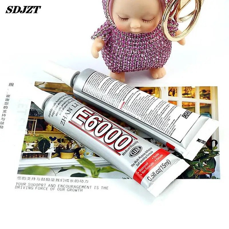 15ml E6000 Glue CrystalDIY Strong Hotfix Adhesive For Jewelry Clothes Craft Tool