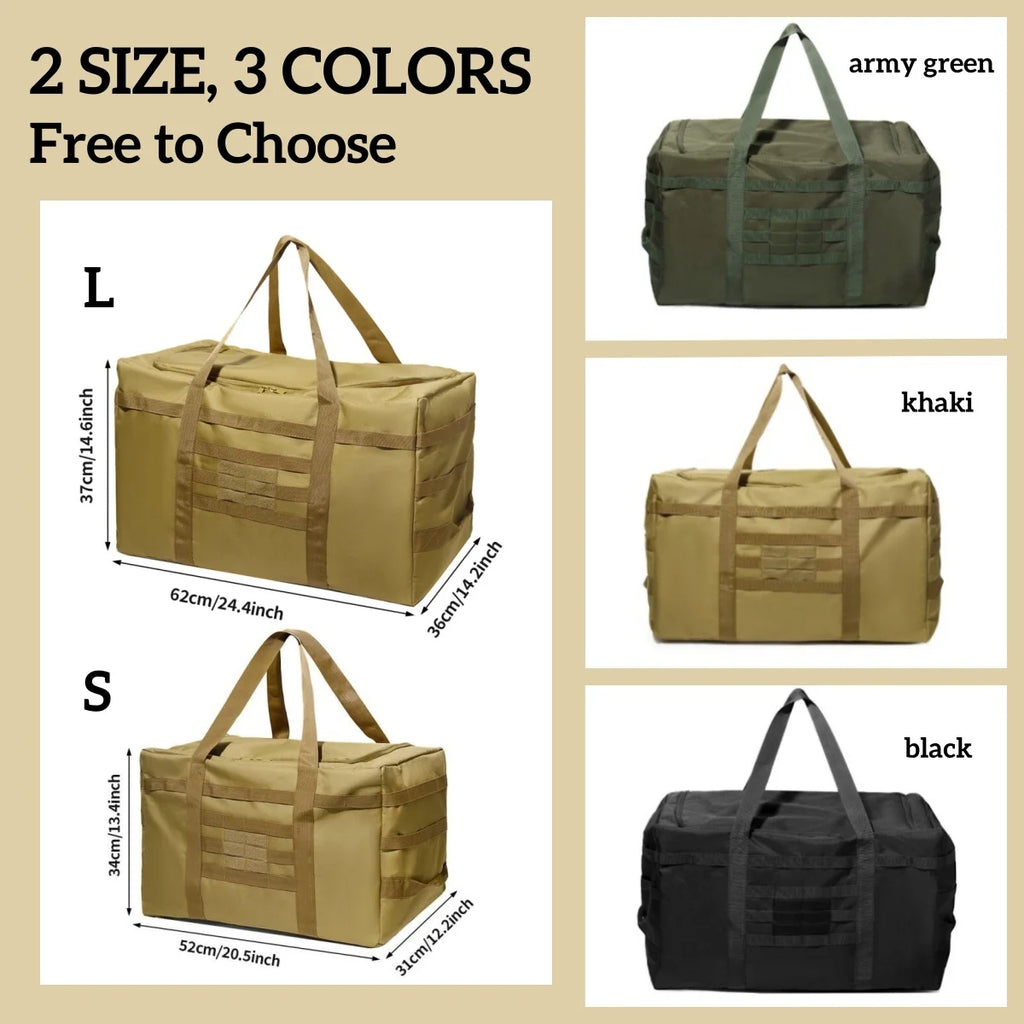 Luggage Duffel Bag Camping Storage Tactical Large Bags Camping Hiking Travel Mountaineering Trip Utility Gym Weekend Dufflel Bag