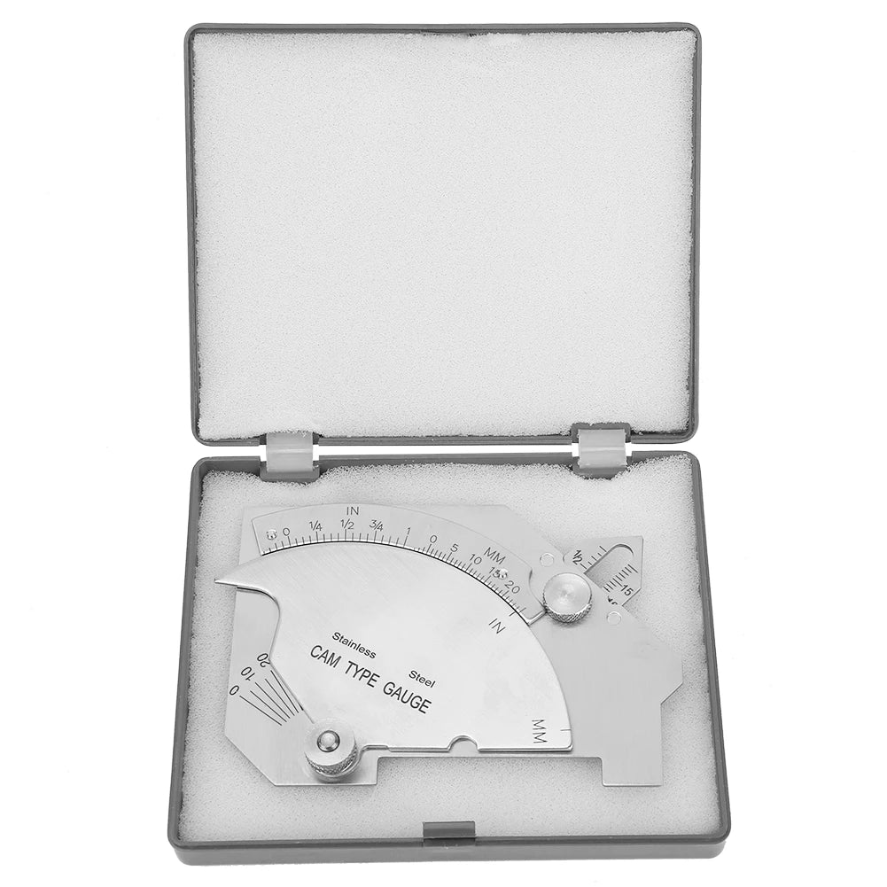 AL1063 MG-8 Weld Gauge Seam Inspection Ruler Bridge CAM Ruler Degree Angle Welding Gage Stainless Steel Welding Measure Tool