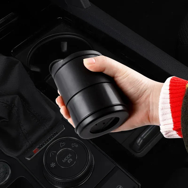 1-5Pcs New Car Ashtray Garbage Coin Storage Cup Container Cigar Ash Tray Car Styling Universal Size ashtray