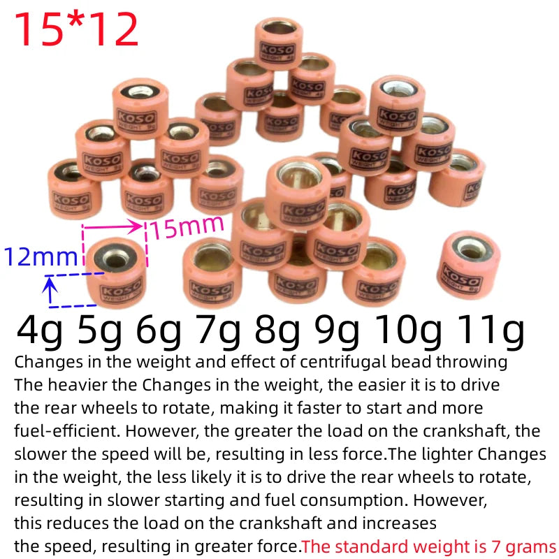 ZY100 motorcycle for Yamaha Fire149 RS Lym RSZ JOG50 90 Drive Disc Ball Centrifugal Separation Bead Belt Wheel Accessories Parts