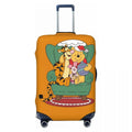 Custom My Friends Cartoon T-Tigger Pooh Luggage Cover Elastic Cartoon Travel Suitcase Protective Covers Suit For 18-32 inch