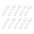 12Pcs Transparent Travel Electric Toothbrush Head Covers Protective Caps Dustproof Portable Toothbrush Lid Outdoor Brush