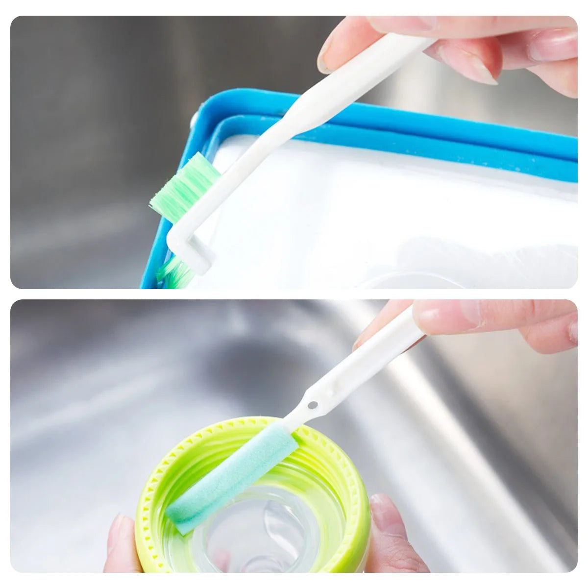 8Pcs cup Small Crevice Cleaning Brushes for Toilet Corner Tiny Window Door Track Groove Gap Cleaning Scrub Brush Set Strong