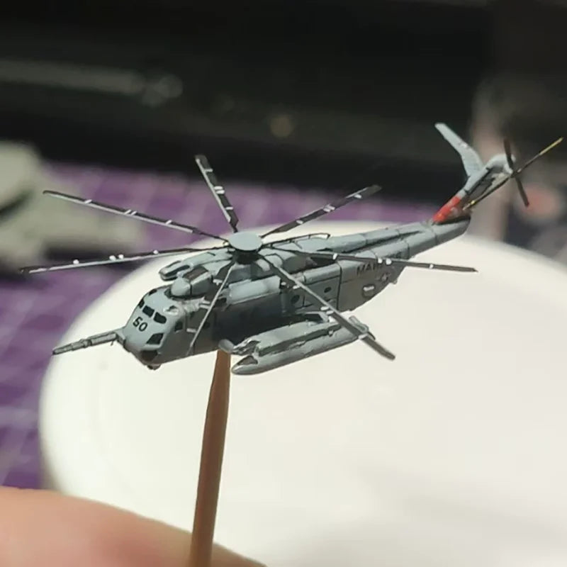 1: 700 Scale American CH-53 Transport Helicopter Airplane Model Finished Product Souvenir Hobby Collection Toy Gift
