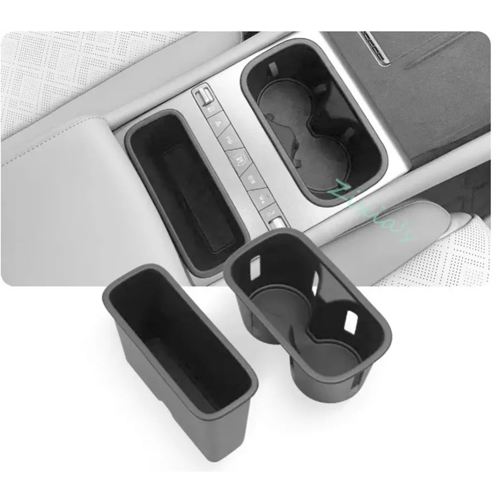For BYD Atto 3 Evo Yuan Plus 2026 2027 Car Silicone Wireless Charging Pad Cup Cover Storage box Protective Interior Accessories