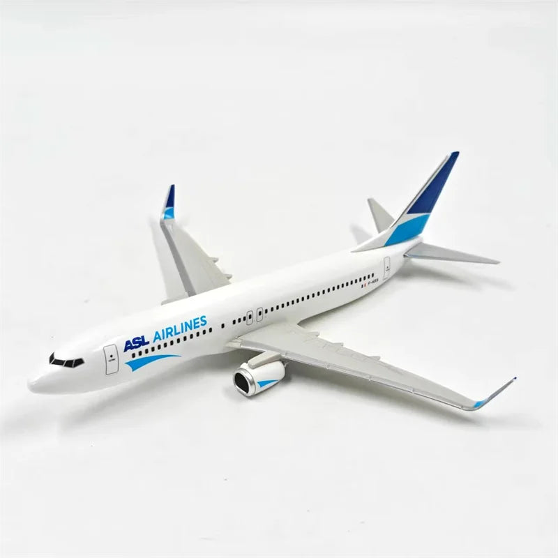 1:200 Scale B737-800 Airways Airlines ABS Plastic ASL Cargo Aircraft Airplane Model Plane Assembly Collection Display Gifts Fans