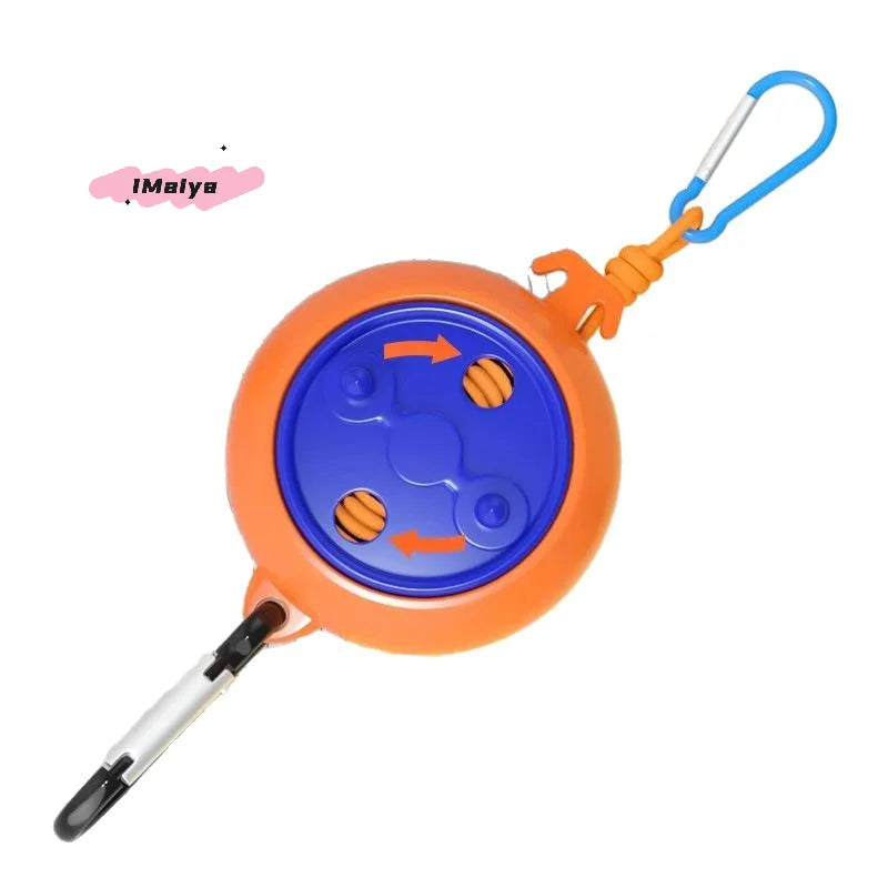 M-1Pc Windproof Retractable Clothesline Outdoor Laundry Drying Rope Anti-slip Cord For Camping Hotel Portable Travel