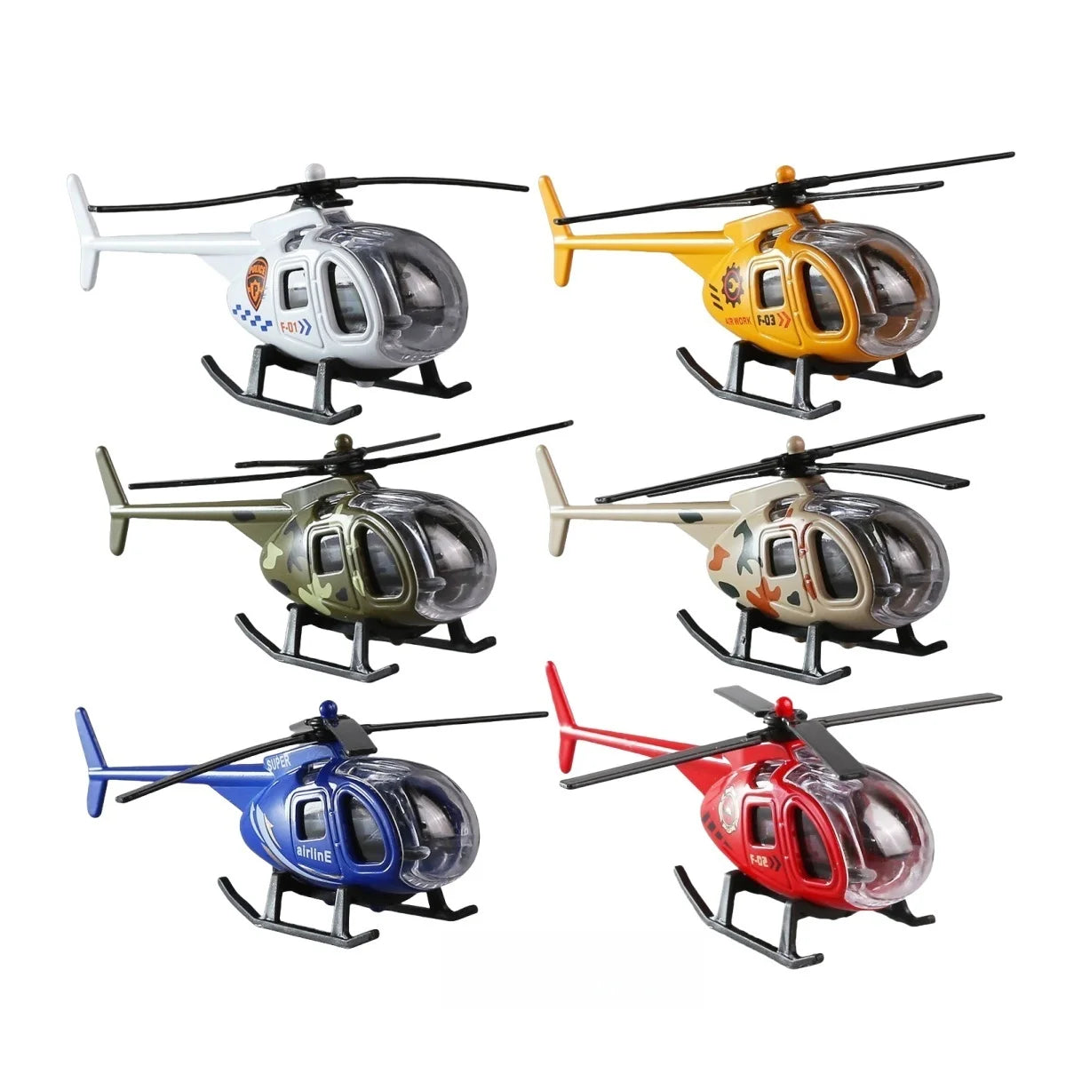 MINI Alloy Helicopter Model Toys Simulation Military Armed Tank Helicopter Armored Vehicle Car Truck Decorations Birthday Gifts