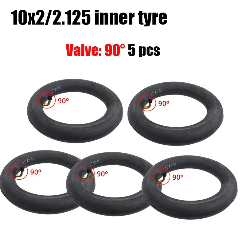 1/2/5/10 PCS 10x2/2.125 Original Butyl Rubber Tire Pneumatic 10x2 10x2.125 Camera With 10 Inch Inner Tube For Electric Scooter B