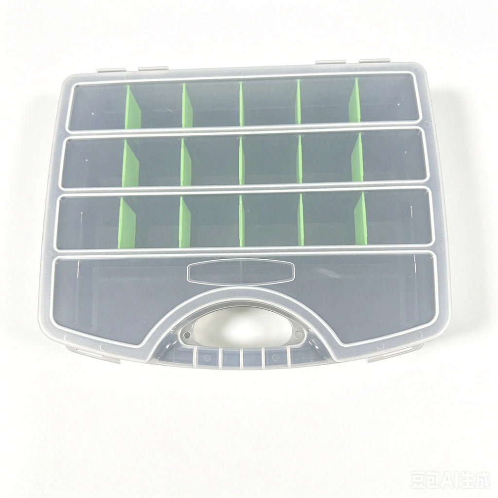 Plastic Toolbox, Screws, Electronic Drill Bits, Small Parts Storage Box, Hardware and Jewelry Storage Box for Easy Storage