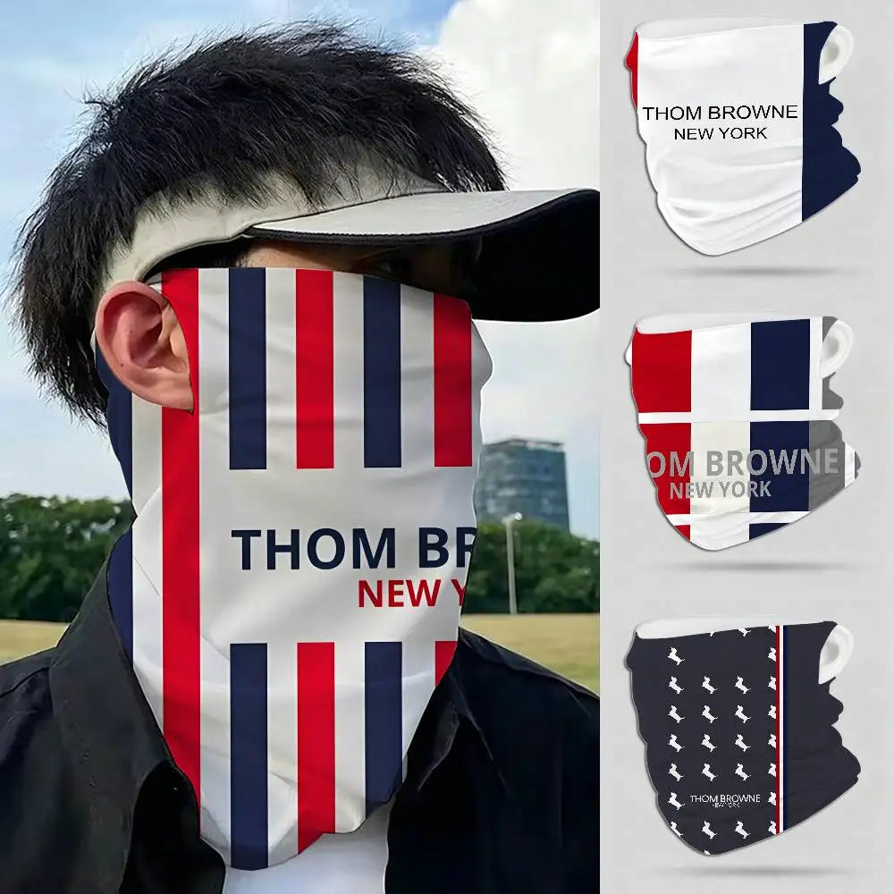 Fashion Brand T-Thom B-Brown UV protection face mask lightweight tube scarf for outdoor riding mountaineering camping