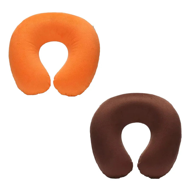 1/2Pcs Memory U Shaped Travel Air Pillow Neck Support Head Rest Cushion Gift Comfortable Pillows For Travel/Daily Relax