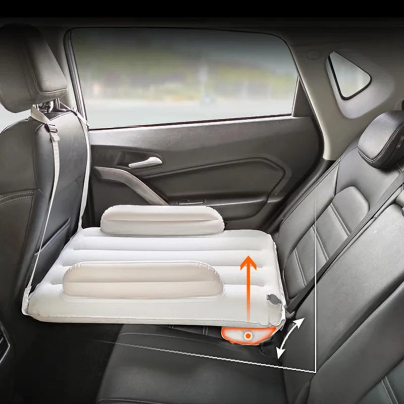 Inflatable Mattress Air Bed Long Distance Travel Car Plane High Speed Rail Travel Self Driving Rear Sleep Artifact For Baby Kids