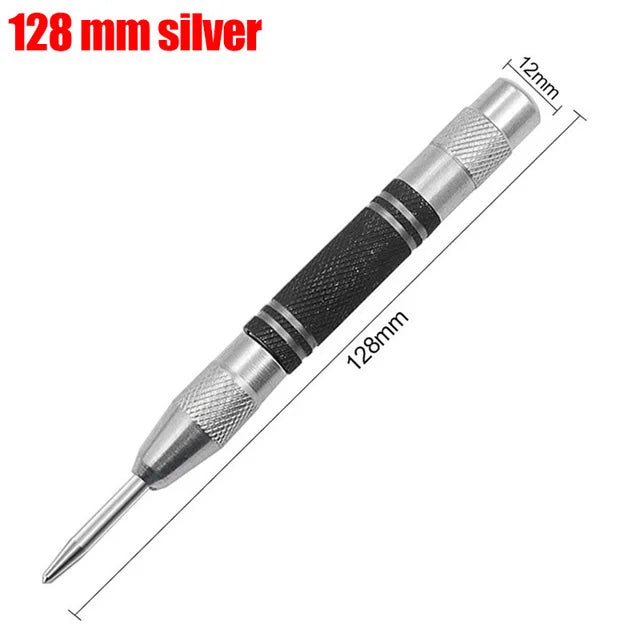 High Hardness Center Punch Non-slip Handle Tapered Punch Point Punch Locator Metal Drill Mark Center Punch Fitter's Chisel Punch
