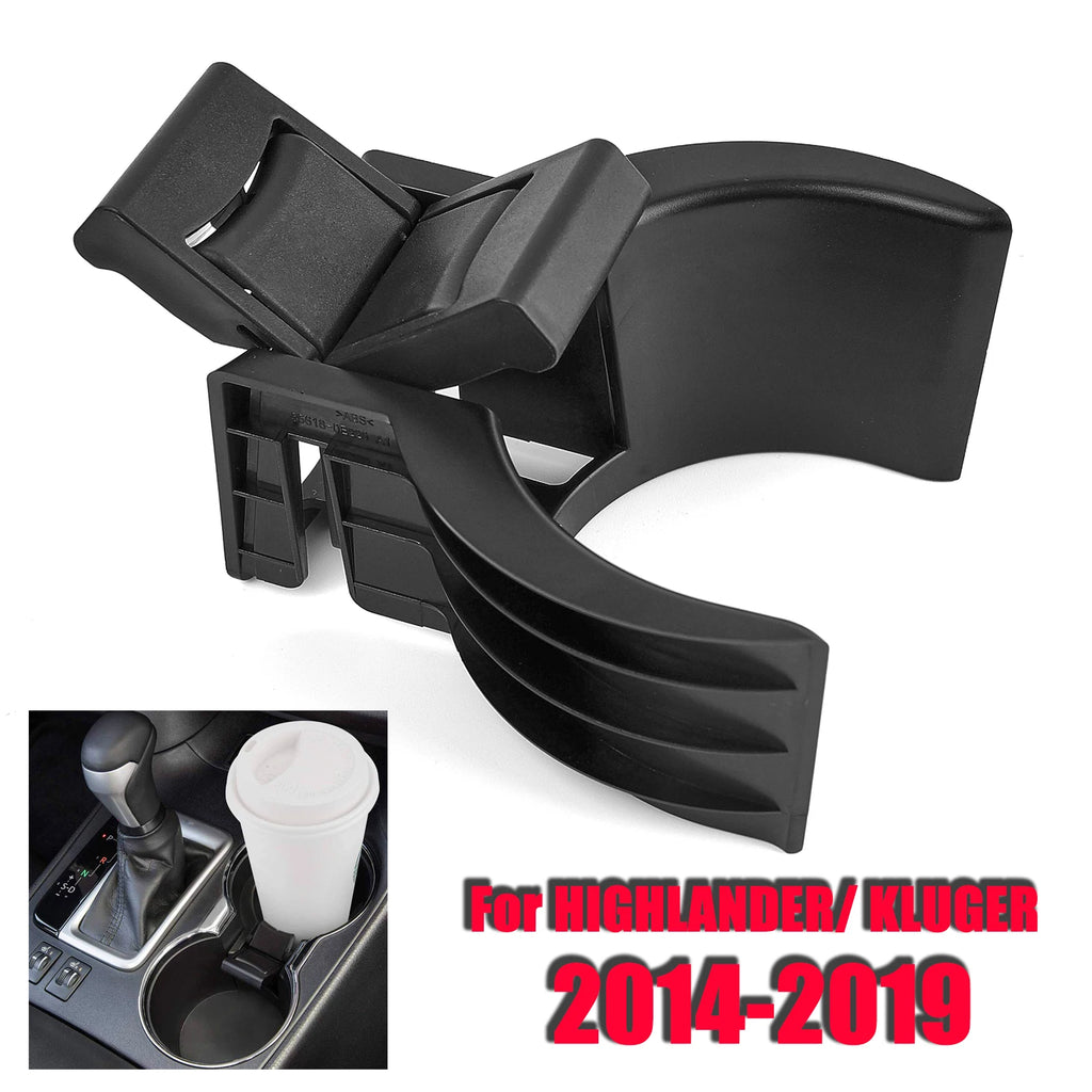 Car Center Console Cup Drink Holder Divider Insert For Toyota Highlander Kluger 2014 2015 2016 2017 2018 2019 Accessories Parts