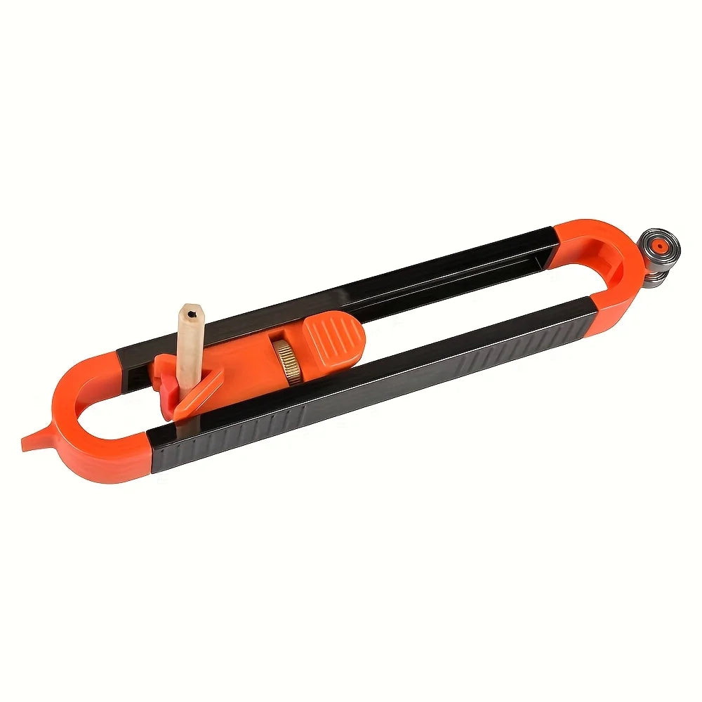 Precision Woodworking Tool Set with Locking Mechanism - Adjustable Irregular Curve and Contour Marking Ruler
