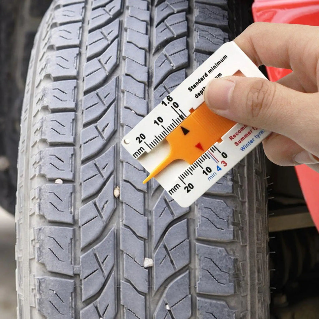 Car Wheel Tire Depth Gauge Tire Tread Depth Measuring Tool 0-20 Mm Tyre Tread Checker Portable Tire Depth Accurate Measurement