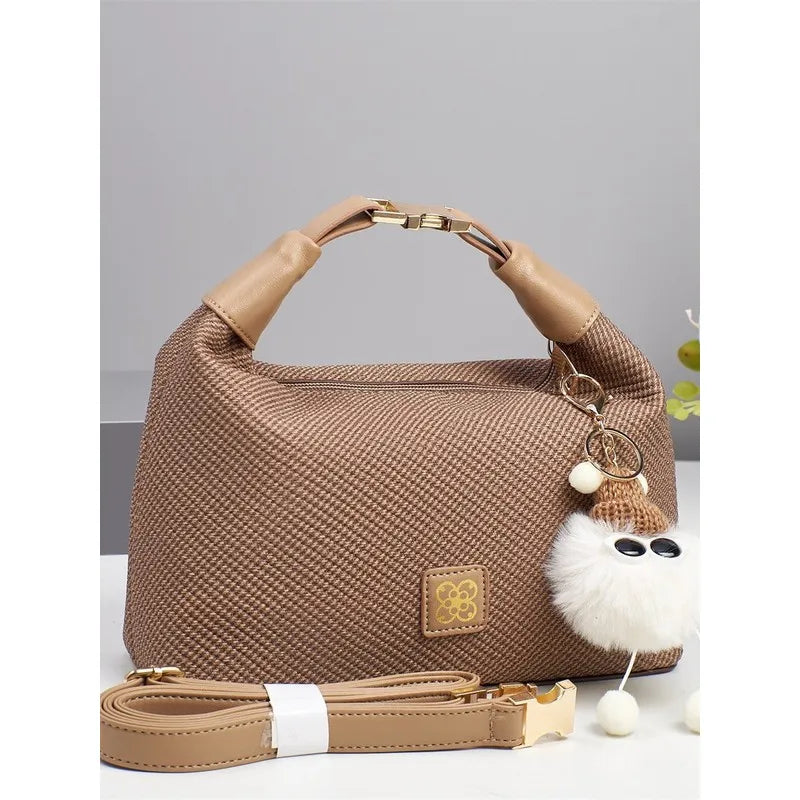women's bag 2026 Popular crossbody pillow bag with cartoon accessories small square bag