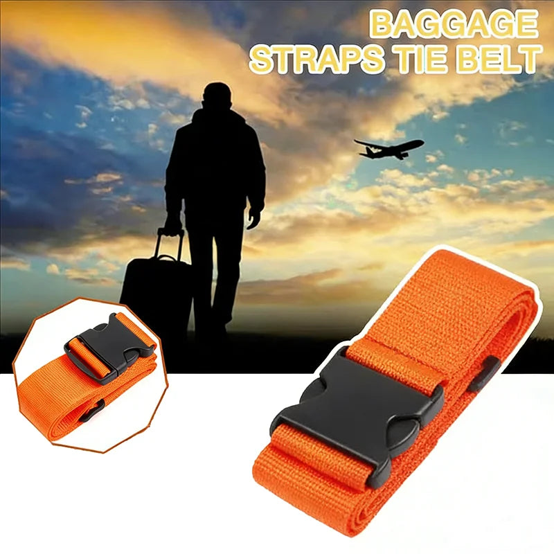 Lightweight Portable Luggage Strap with Adjustable Anti-Theft Luggage Strap Suitable for Long-Distance Travel Like Trips