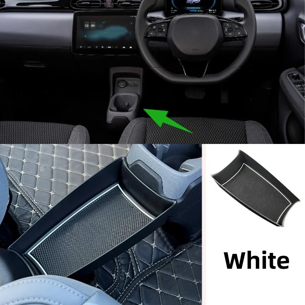 For Leapmotor T03 2024 2025 Central Control Storage Central Channel Storage Box Car Tray To Organize Interior Accessories