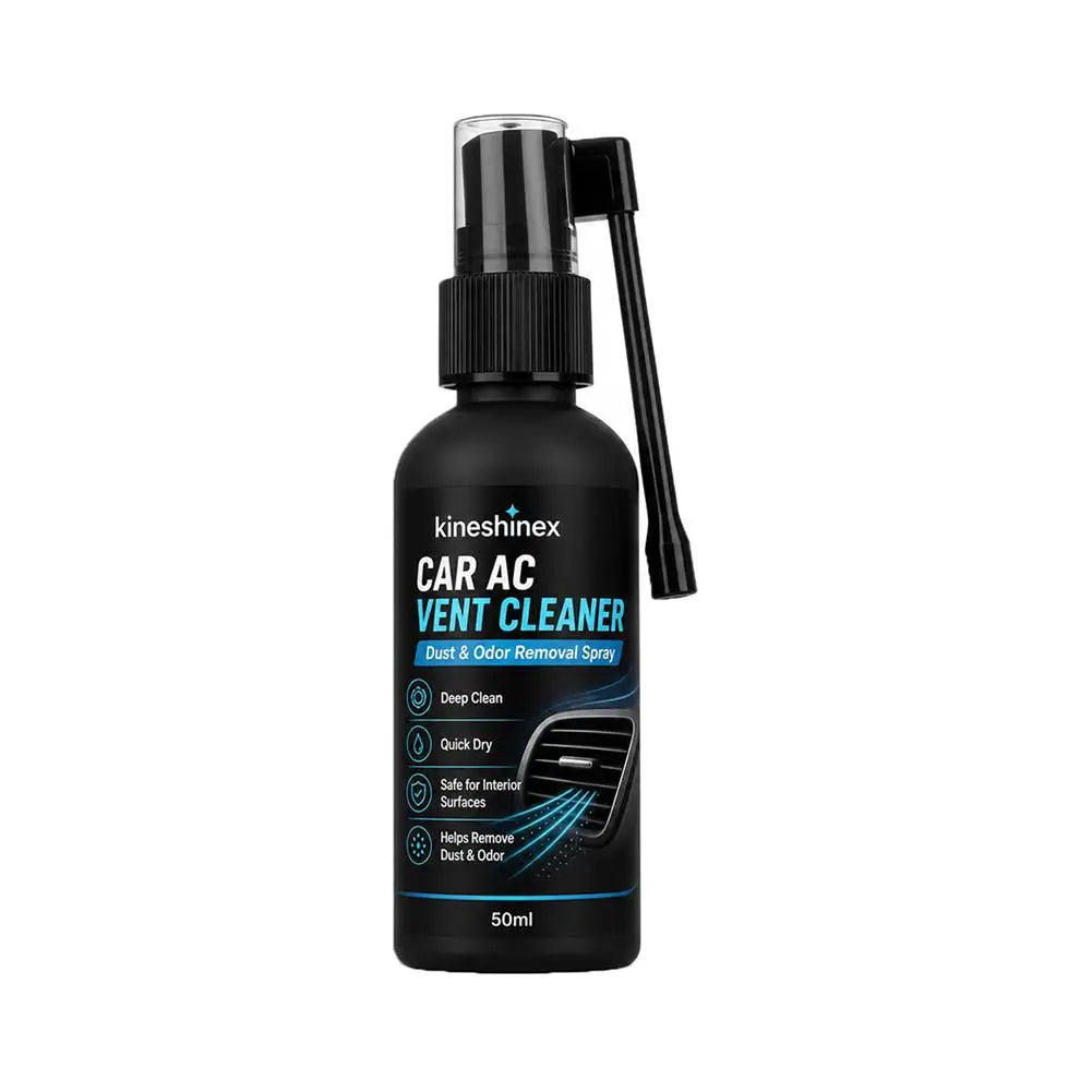 Car AC Vent Cleaner Spray Air Conditioner Duct Deodorizer Deep Cleaning Dust Removal for Auto Interior Care 50/100ml