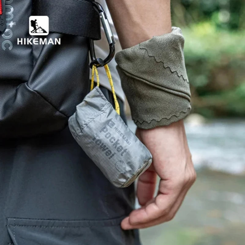 HIKEMAN Outdoor Quick-Dry Towel – Portable Sports Towel for Camping, Gym & Fitness | Sweat-Absorbing & Ice-Cooling Fabric