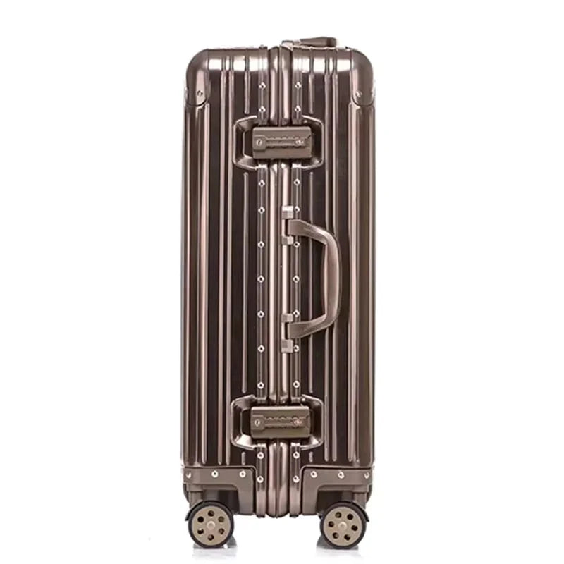 COLENARA Suitcase Full Aluminum Magnesium Alloy Boarding Box Large Capacity Trolley Case 20"24"26"29 Inch Travel Bag Luggage