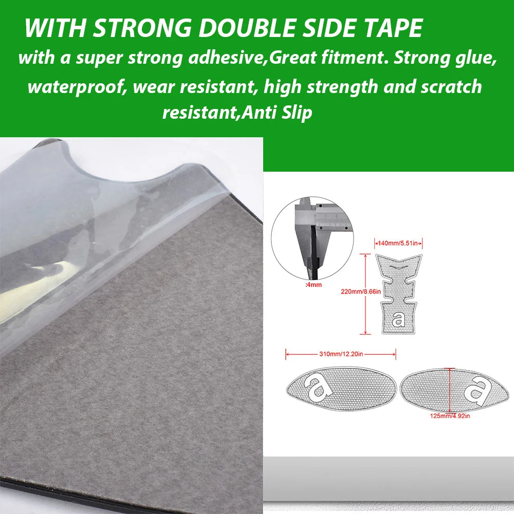 For Aprilia RS 660 RS660 TUONO 660 2021-2024 Side Fuel Tank pad Motorcycle Protector Stickers Decal Traction Pad Accessories