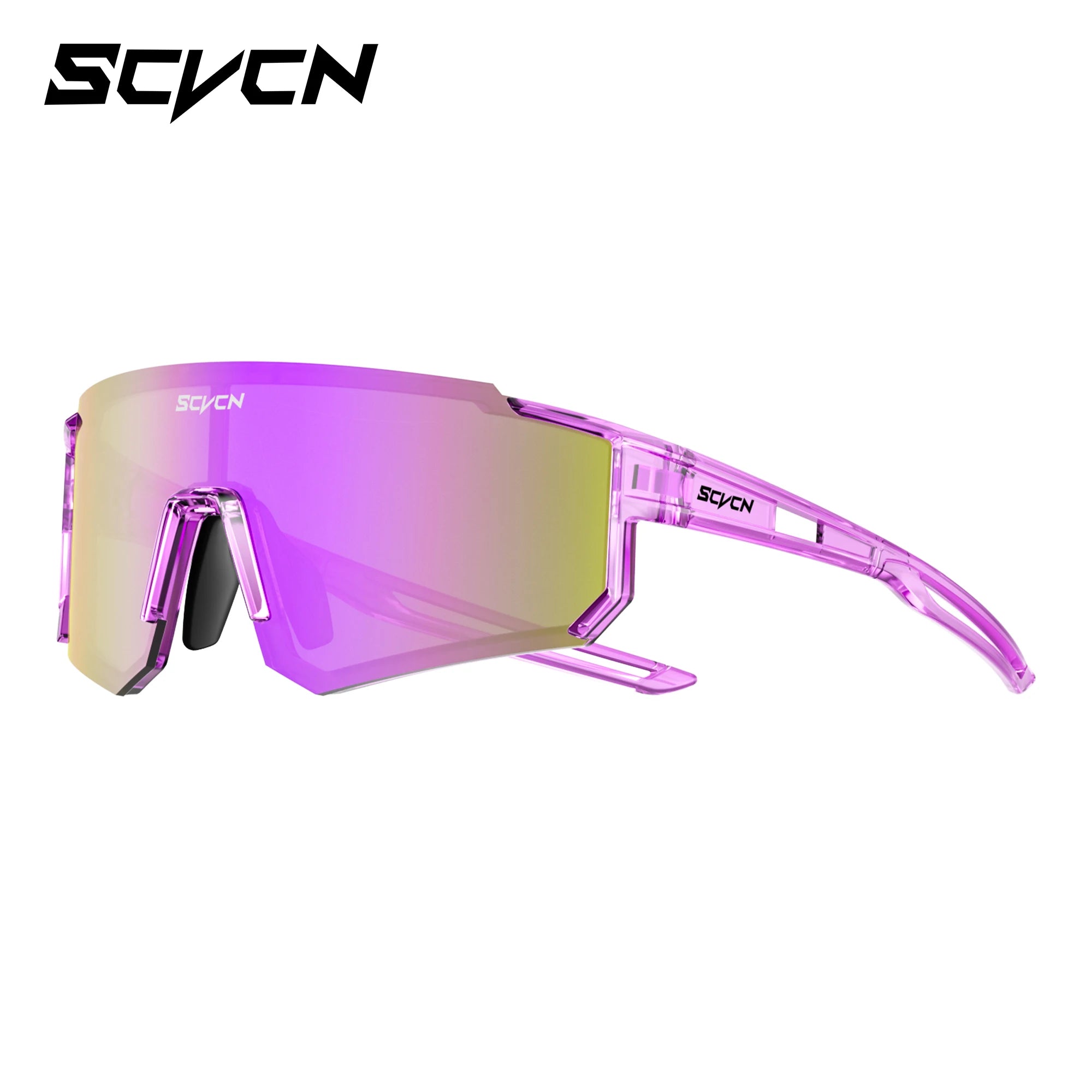 SCVCN UV400 Mountaineering Cycling Protective Glasses Running Sunglasses Stylish Hiking Driving Glasses MTB Sports Sunglasses