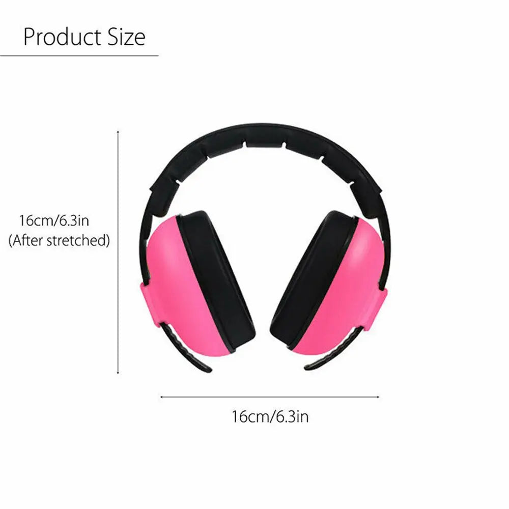 Soft Newborn Children Adjustable Hearing Protector Earmuffs Noise Reducing HeadPhones Ear Muffs