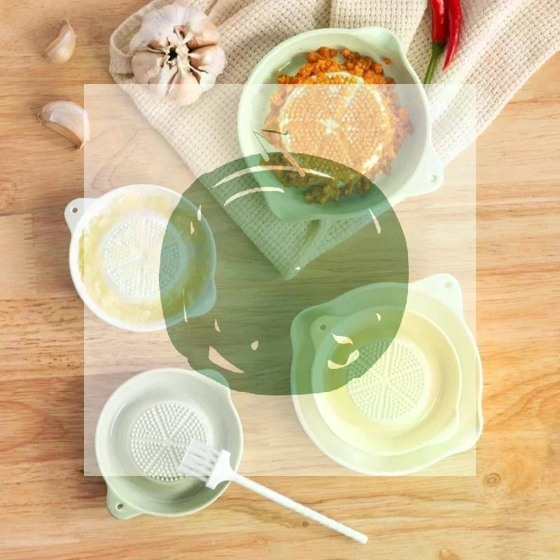 Ceramic Garlic Grater Plate Japanese Style Porcelain Ginger Wasabi Grinder With Spout Kitchen Pasta Making Tool Kitchen Supplies