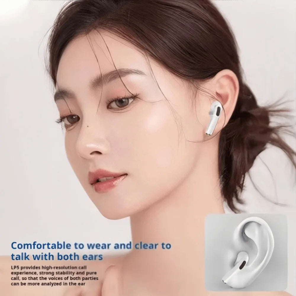 TWS Bluetooth Earphones 9D Stereo Wireless Headphone In-Ear HiFi Earbuds Hands-Free Headset With Microphone