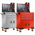 Auto Repair Workshop Tool Cabinet Mobile Drawer Handcart With Small Parts Easy Moving In Garage Repair And Tool Arrangement Work
