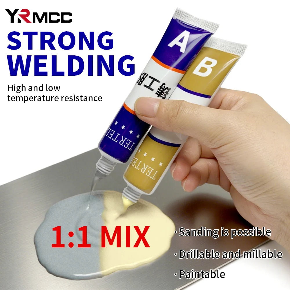 Super Strong Glue A&B Adhesive Gel Casting Agent Insulation Tape Metal Liquid Electrical Tape Industrial Repair Paste Glue Tool