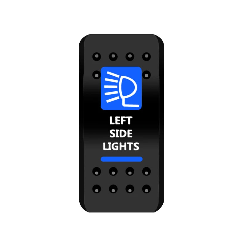 BANDC Rocker Switch Cover (No Switch) Anchor Bilge Pump Labels Cap for Car RV Marine Dash Panel Boat Accessories Carling Switch