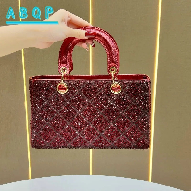New Evening Handbag Luxurious Diamond Sparkling Dinner Party Women's Handbag Fashion Casual Women's Shoulder Crossbody Bag