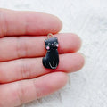 12pcs Cartoon Alloy Drip Oil Cute Cat Pendant DIY Accessories Cat Necklace Bracelet Key Pendant